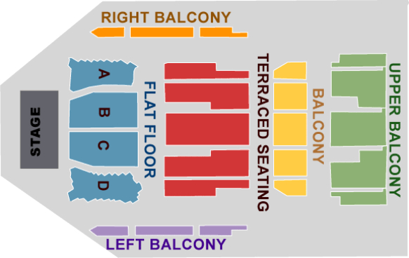 Bournemouth BIC Bournemouth Seating Plan