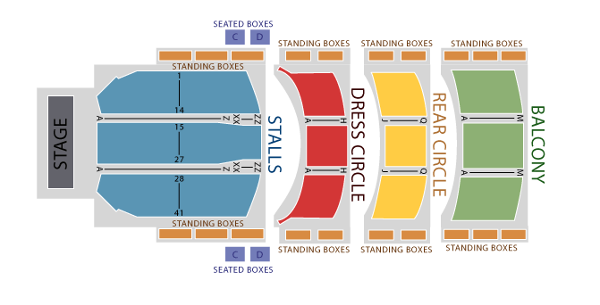 Mayflower Theatre Southampton Seating Plan