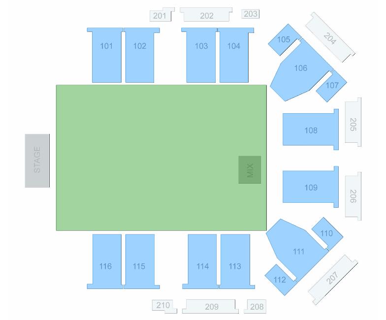 P&J Live Aberdeen Seating Plan
